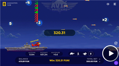 Vincita Aviamasters gameplay